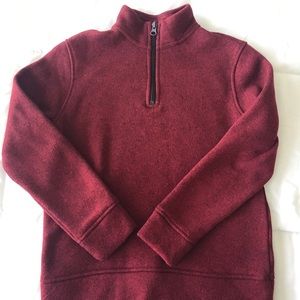 Cozy half-zip sweater, boys 8
